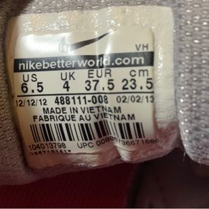 Nike Air pink/gray shoes good used condition